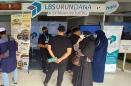 LBS Urun Dana di ajang Muslim Life Fair 2022. (Foto Rahab Ganendra)