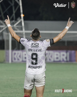 Deskripsi : Ilija Spasojevic, Salah Satu Pemain Tersukses Liga 1, Sumber: Instagram @baliunitedfc