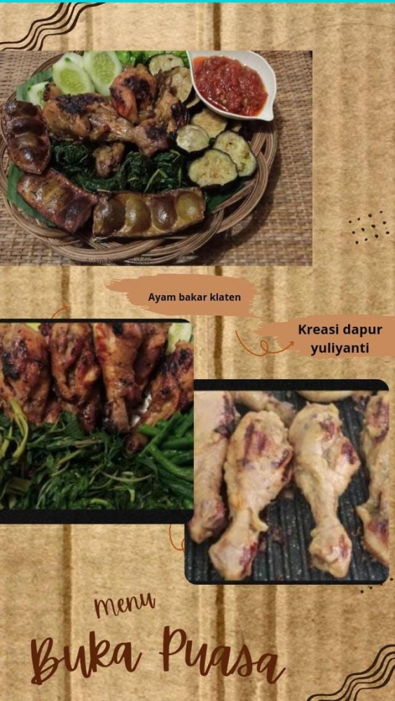 Sajian Ayam Bakar khas Klaten, dokumen yuliyanti