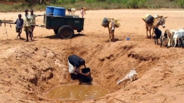 Potret krisis air di salah satu daerah di Indonesia: tribunnews.com