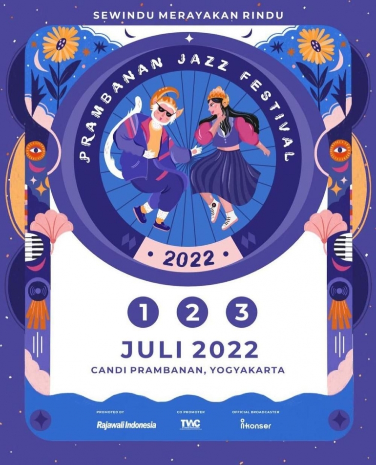 Prambanan Jazz Festival 2022. Foto:Instagram/@prambananjazz