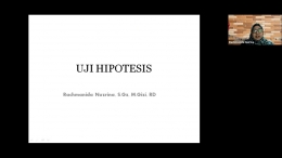 Gambar 5. Pemberian Materi Teori Hipotesis, Kesalahan dalam Hipotesis dan Arah Hipotesis (Dokpri)