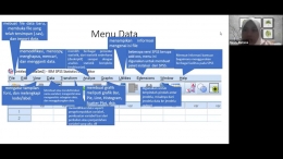 Gambar 6. Praktikum Overview Menu SPSS, Input Data, Transformasi Data, dan Uji Normalitas (Dokpri)