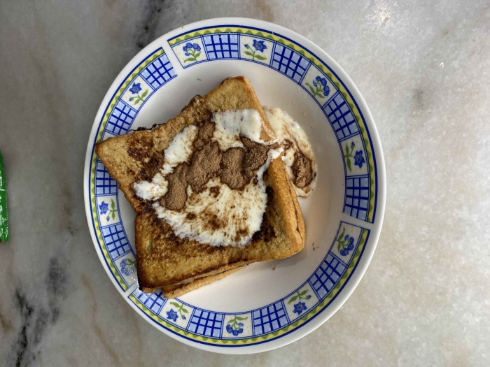 Milo Lava toast tanpa whipping cream (dok. pribadi)