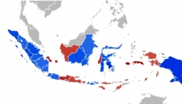 Anies  (Warna Hijau) Mendominasi Persepsi dan Perbincangan Publik di 29 Provinsi. Data: Googgle Trend 