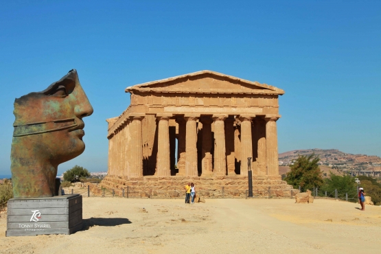 Temple of Concordia, Agrigento. Sumber: dokumentasi pribadi