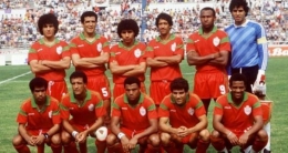 skuad timnas Maroko di Piala Dunia 1986/foto: BBC.com