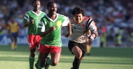 Aksi Roger Milla di Piala Dunia 1990/foto: FIFA.com