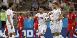 Momen Tunisia kalahkan Panama di Piala Dunia 2018/foto: BBC.com