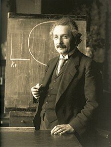 Einstein in 1921, by Ferdinand Schmutzer via wikipedia.org 
