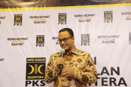 Gubernur Jakarta Anies Baswedan di Acara Partai Keadilan Sejahtera (PKS). Foto :  PKS.id