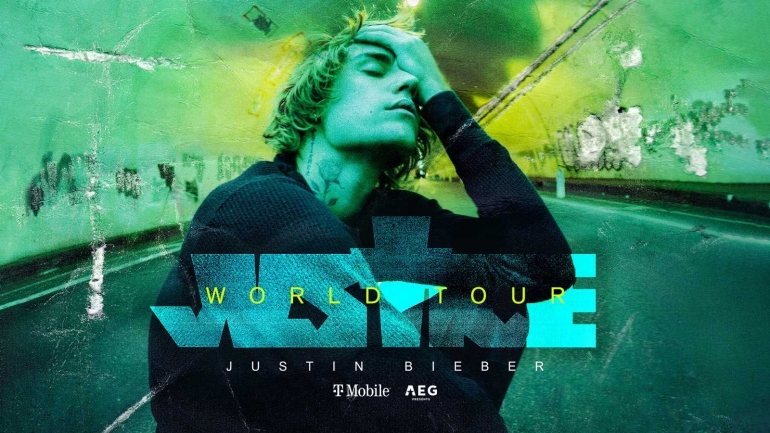 World Tour Justin Bieber. Foto justinbiebermusic.com