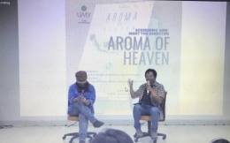 Budi Kurniawan Sutradara Film Aroma Of Heaven berbagi pengalamannya (Prodi Ilmu Komunikasi UMY)