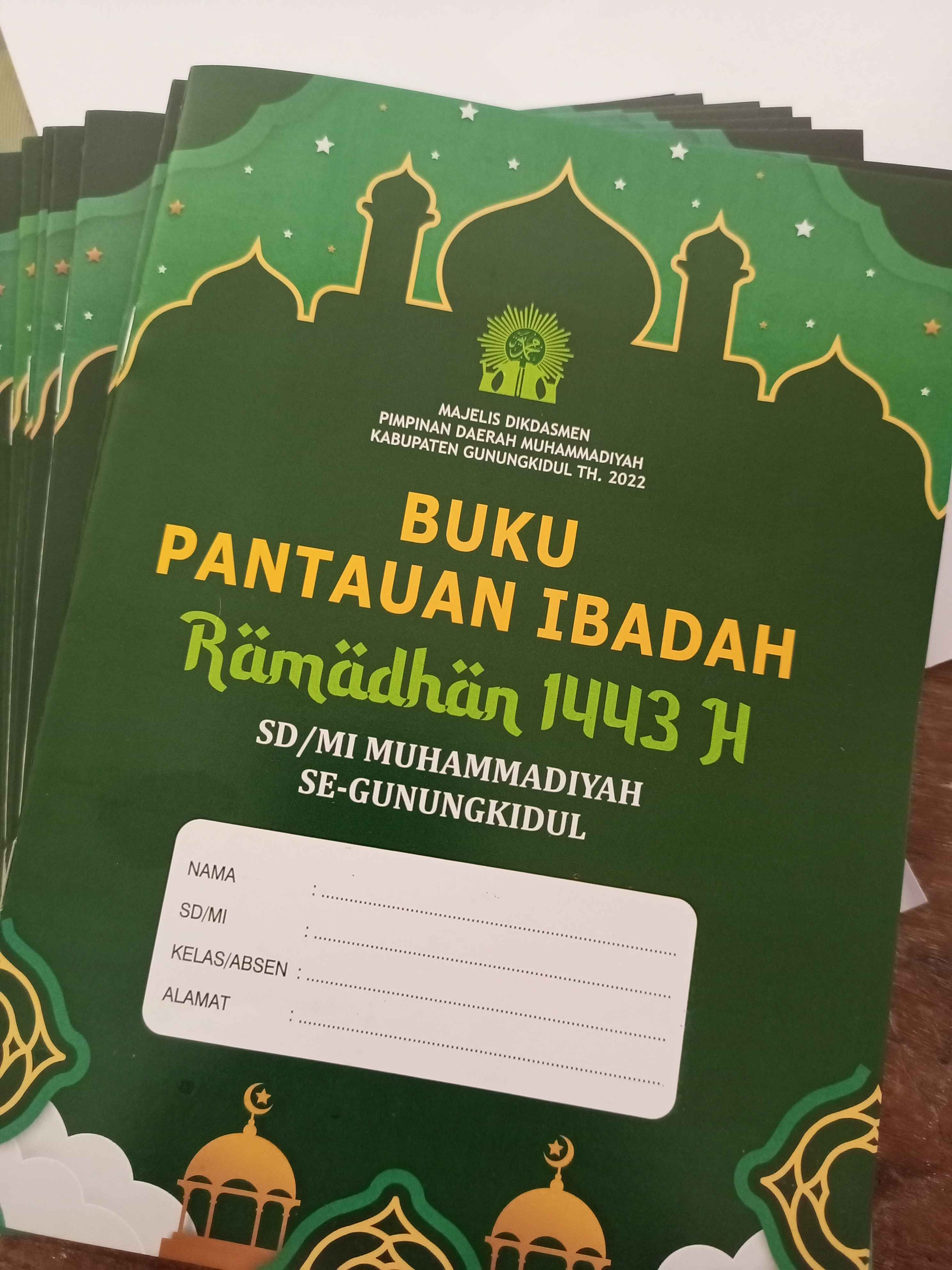 Tampilan cover Buku Kegiatan Ramadan SD/MI Muhammadiyah se-Gunungkidul. Foto: Dokumentasi pribadi