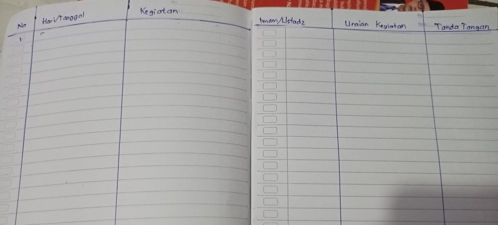 Ilustrasi Buku Kegiatan Ramadan zaman dahulu. Foto: Dokumentasi pribadi