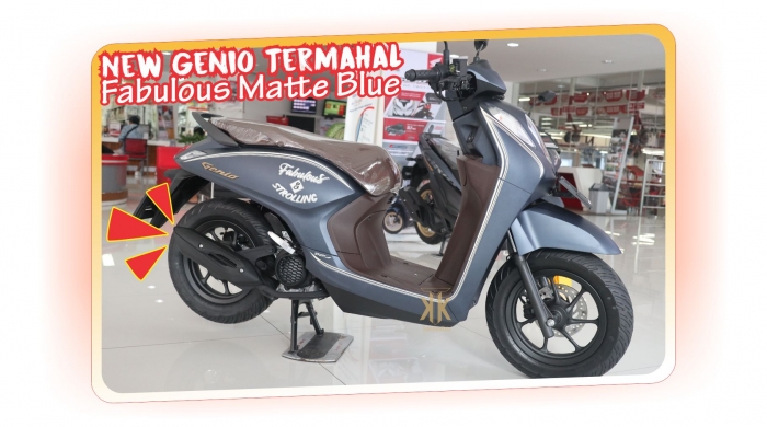 New Genio 110 Warna Biru/dokpri