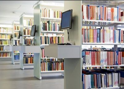 Hadirnya perpustakaan sekolah mendorong kegemaran membaca warga sekolah (Sumber gambar: seputarperpus.blogspot.com) 