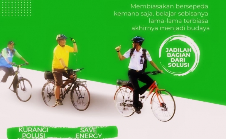 Kampanye Bersepeda (Dok. Forkom Bandung Raya)