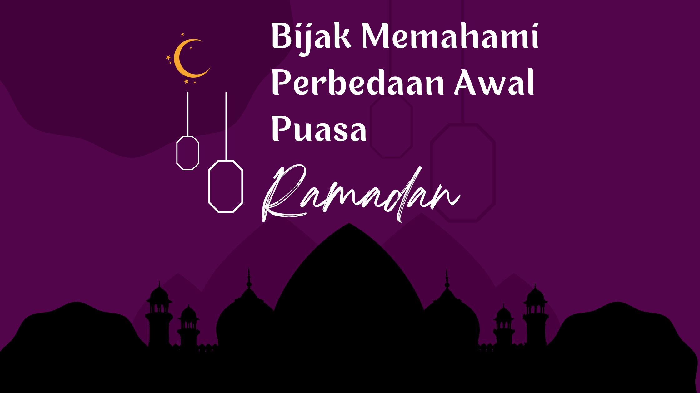 Perbedaan akan membuat suasana hidup kita lebih berwarna. Selamat menunaikan ibadah puasa Ramadan yang berbeda (dok.pribadi)