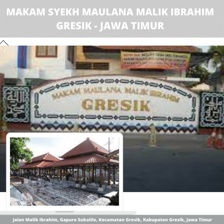 Postermakamsyekhmaulanamailikibrahimgresik (Dokpri)