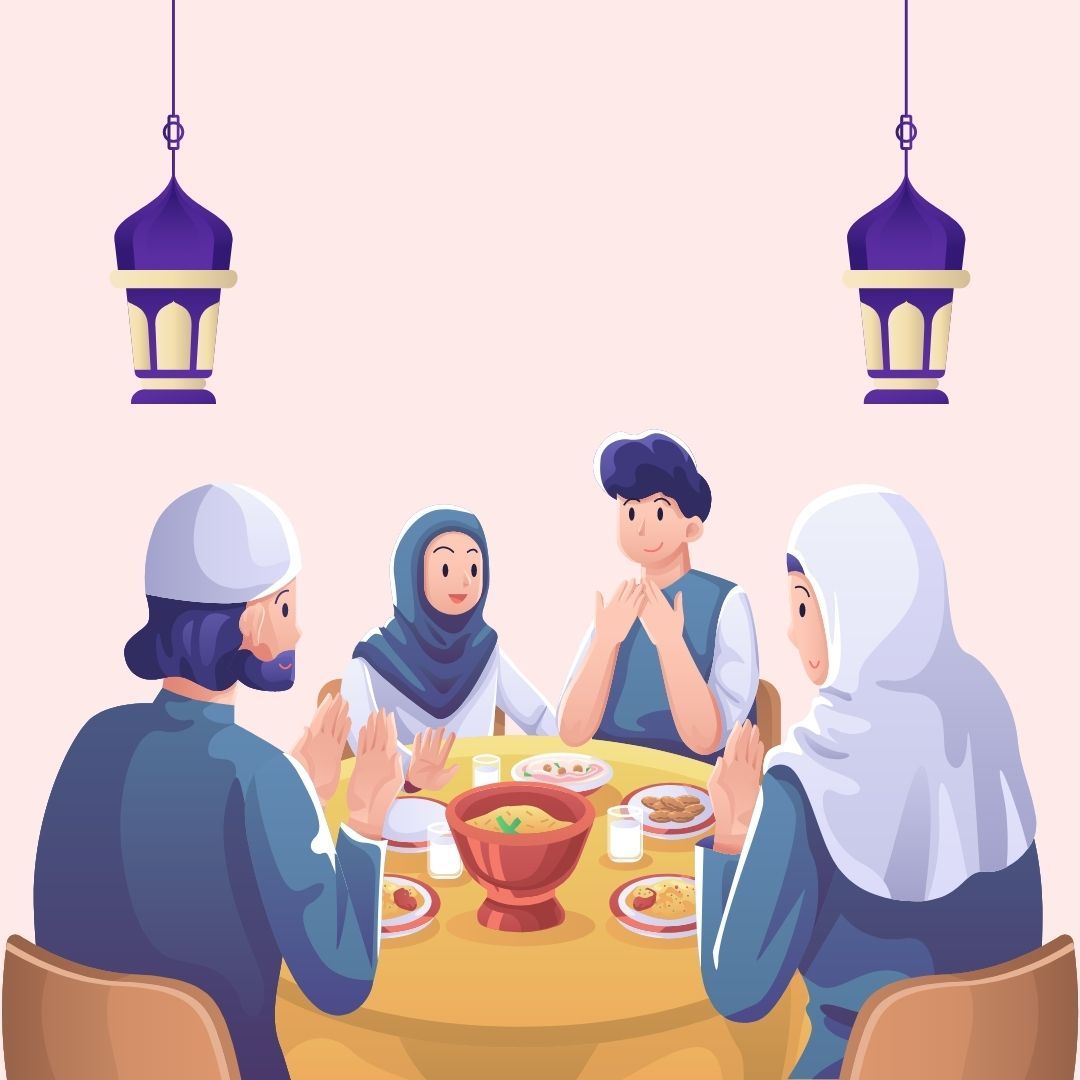 Ilustrasi suasana keluarga di Bulan Ramadhan (kompas.com)