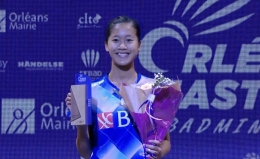 Putri KW sukses merebut gelar tunggal putri Orleans Masters 2020, Minggu (3/4/2022) malam WIB: https://twitter.com/BadmintonTalk
