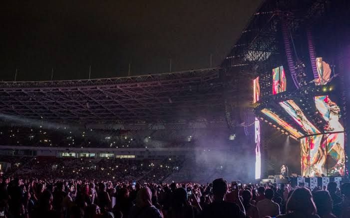Suasana konser Ed Sheeran di SUGBK Jakarta tahun 2019 lalu | Foto: gbk.id