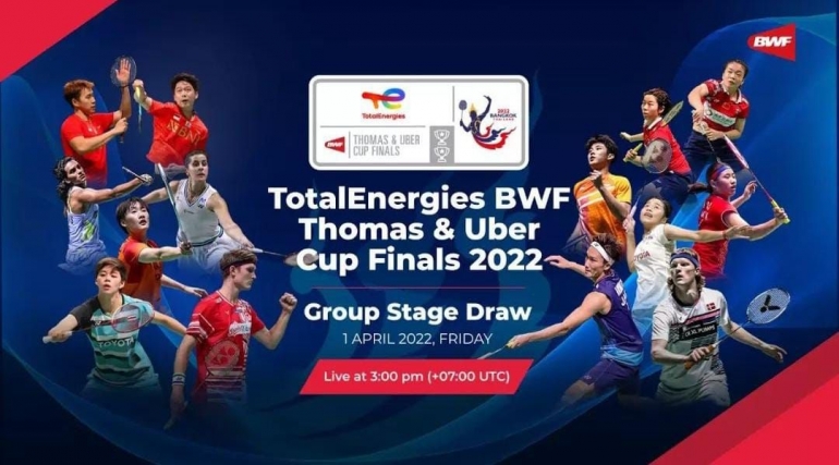Poster Piala Thomas dan Uber Cup 2022 (Foto : BWF)