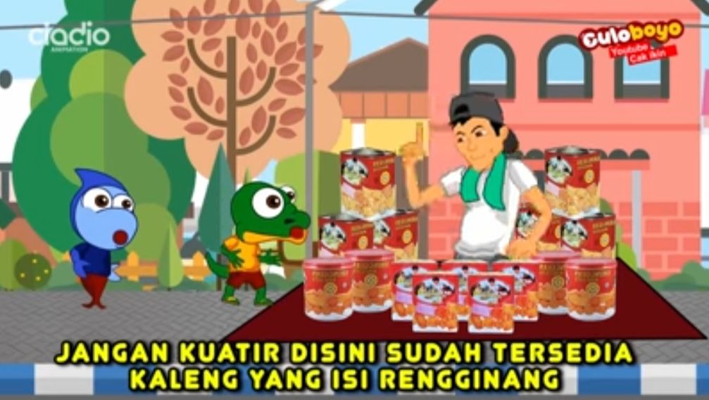 Di masyarakat umum jika isi Khong Guan habis maka diisi rengginang atau peyek hahaha (sumber gambar: Youtube.com/Cak Ikin) 
