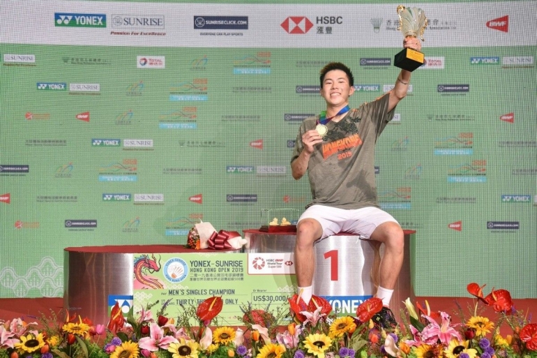Lee Cheuk Yiu winner Hong Kong Open 2019/photo: hkgbadmintonopen.com