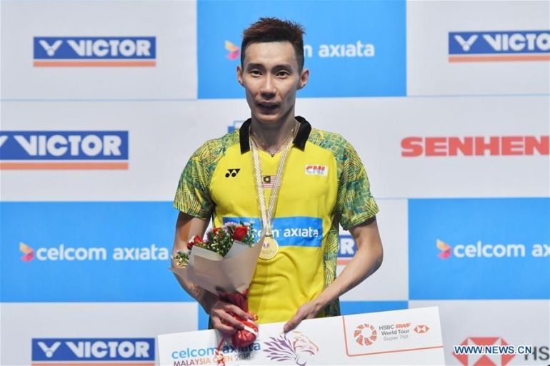 Lee Chong Wei winner Malaysia Open 2018/photo: chinadaily.com