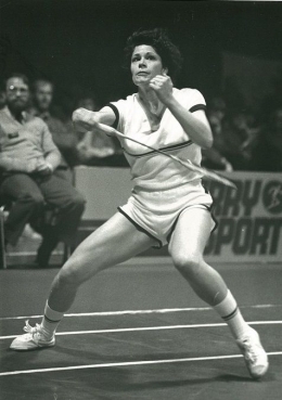 Liselotte Blumer winner Swiss Open 1984/photo: bwfbadminto.com