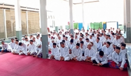 Peserta Pesantren Ramadhan dari Warga Binaan Pemasyarakatan Rutan Garut (Dokpri)