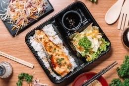 ILUSTRASI - paket makan siang di Jepang. (sumber: Shutterstock via kompas.com)