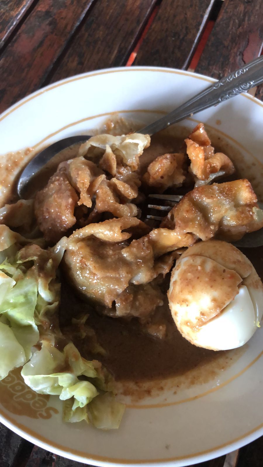 Dokumen pribadi di siomay sapi pak Andong