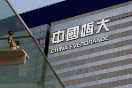 Pengembang properti asal China, Evergrande Group. (sumber: Straits Times via kompas.com)