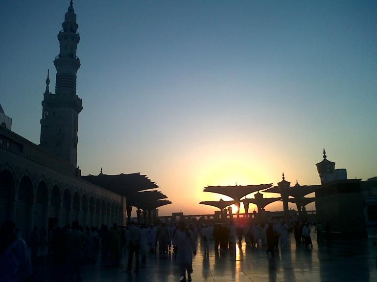 Masjid Nabawi di waktu Subuh (Foto Dokpri). 