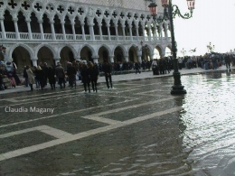 Piazza San Marco acap kali banjir (foto dokpri) 