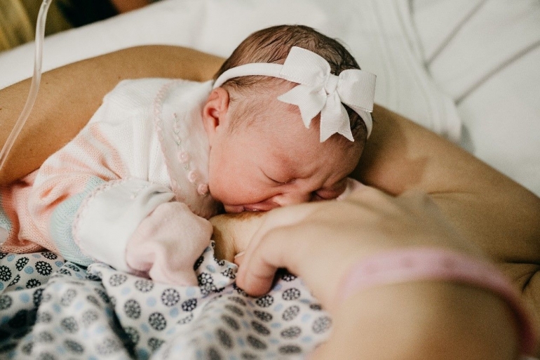 Newborn Baby Breastfeeding * Free Stock Photo. Accessed April 6, 2022. https://www.pexels.com/photo/newborn-baby-breastfeeding-3279208/