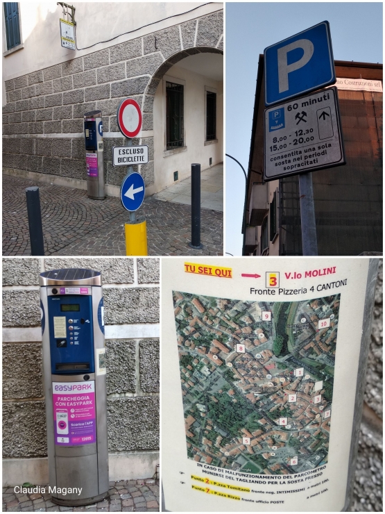 Oderzo hanya memiliki 10 titik mesin parkir di dalam kota (foto dokpri) 