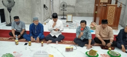 Camat Biringkanaya Benyamin Turupadang, menghadiri Safari Ramadhan di Masjid Nur Rahman di Perumahan Bukit Katulistiwa 2 Kel. Bakung, Kamis (7/4/22)