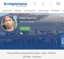 Tangkapan layar www.kompasiana.com/dodykasman