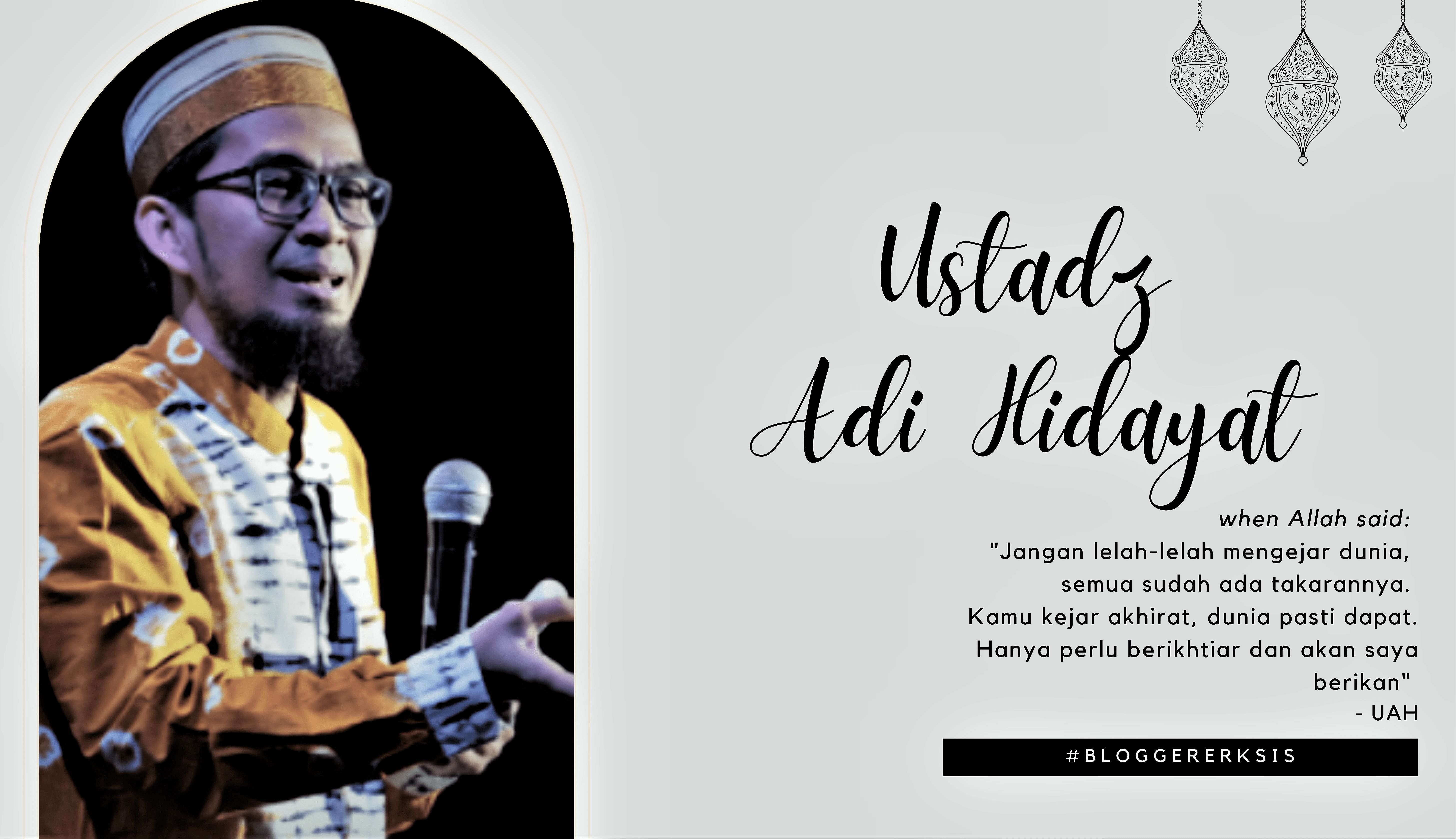 UAH sebagai Ustadz Panutan (desain pribadi)