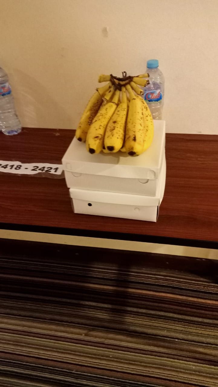 dokumen pribadi, foto pisang saat saya Covid19 dan di rawat di RS Darurat Hotel Yasmin Tangerang