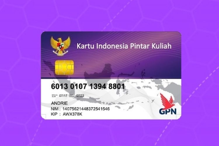 Ilustrasi Kartu Indonesia Pintar (KIP) Kuliah. Sumber: Kemendikbud via Kompas.com