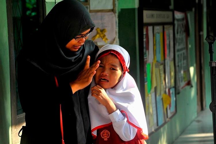 Ilustrasi anak yang sedang menangis (sumber: ANTARA FOTO via kompas.com)