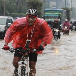 Jakarta seringkali dilanda Banjir: Foto Reuter.