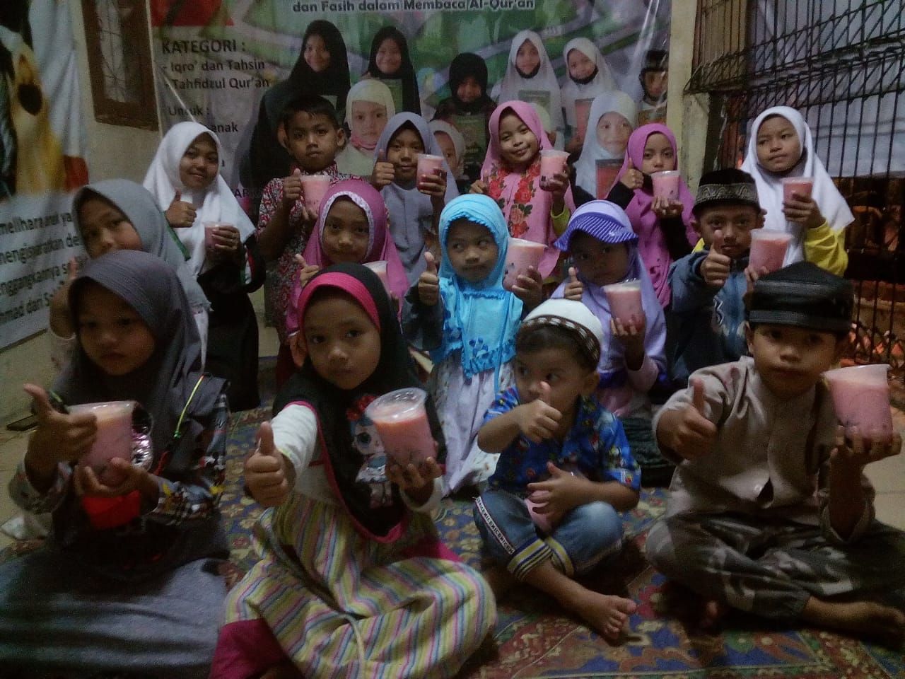 Berbuka bersama anak-anak yatim (Foto Dokpri). 