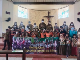 Foto: Outing Clas Siswa SD di Gereja dan Patung Kanak-kanak Yesus (Dokpri)