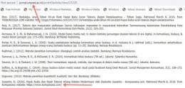 Tulisan saya di Kompasiana menjadi referensi dalam jurnal (Dokpri)